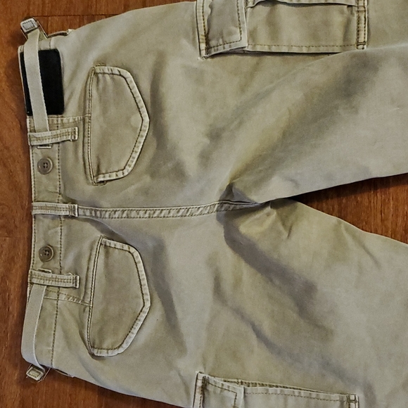 BCBG Max Azria Vintage Army Style Fatigue Wash Women's Pants - Size 26 - Picture 4 of 14